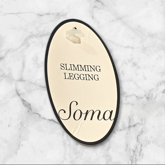 NWT Soma Slimming Black Leggings Size Xtra Xtra Large (XXL) B40 - Picture 3 of 6